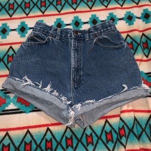 cut off mom shorts